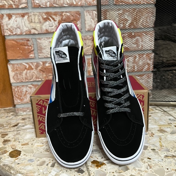 Vans Sk8 Hi platform 2 after dark camouflage true white - Picture 3 of 10